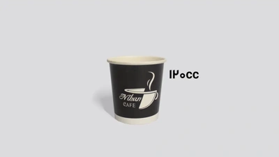 نمونه لیوان کاغذی 120 cc با طرح دلخواه